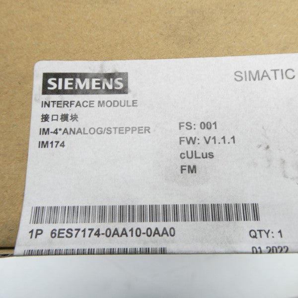 SIEMENS 6ES7174-0AA10-0AA0 NSFS