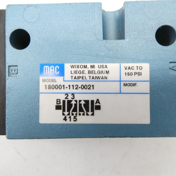 MAC 180001-112-0021 150PSI NSMP