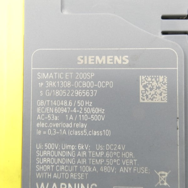 SIEMENS 3RK1308-0CB00-0CP0 110-500V 1A NSMP