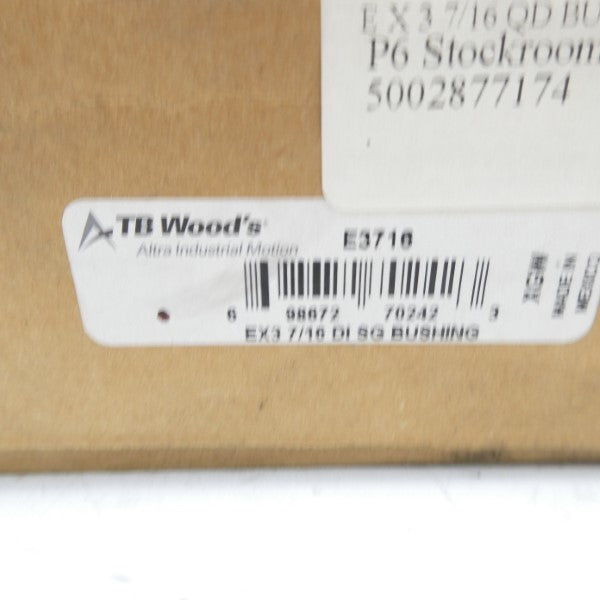 TB WOODS E3716 NSFS