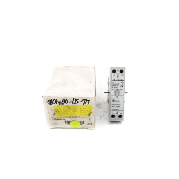 ALLEN BRADLEY 100-DMD02 SER. A 600VAC 10A (WH) NSMP
