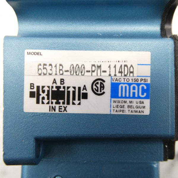 MAC 6531B-000-PM-114DA 110/120V 150PSI NSNP