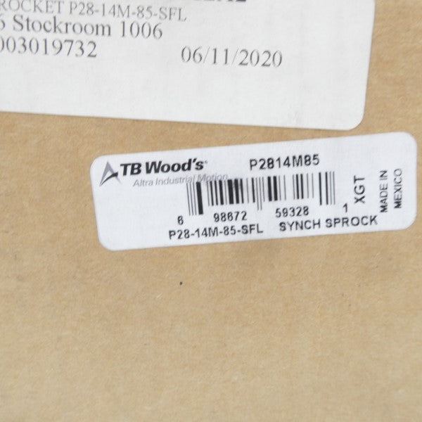 TB WOODS P2B14M85 P28-14M-85-SFL NSFS