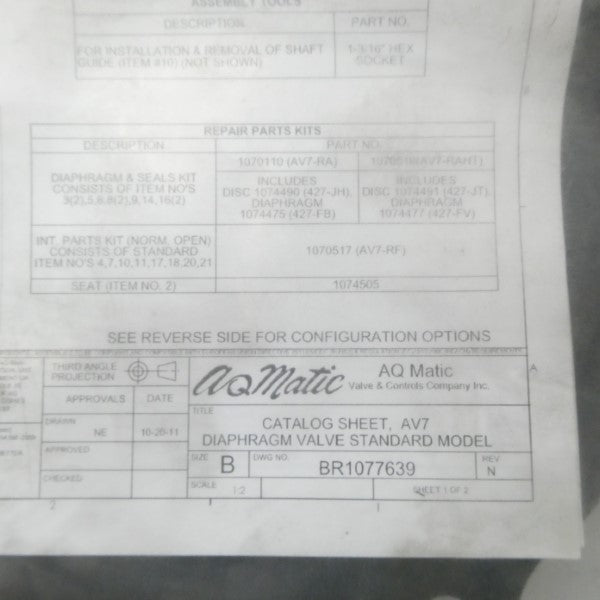 AQMATIC BR1077639 NSMP