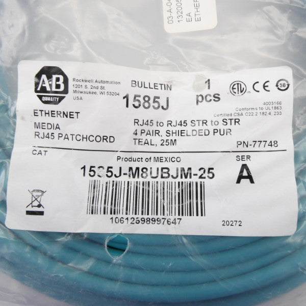 ALLEN BRADLEY 1585J-M8UBJM-25 SER. A NSMP