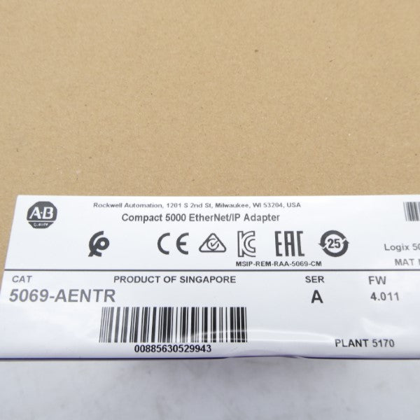 ALLEN BRADLEY 5069-AENTR SER. A F/W 4.011 (BR/WH) NSFS