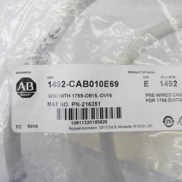 ALLEN BRADLEY 1492-CAB010E69 SER. E NSMP