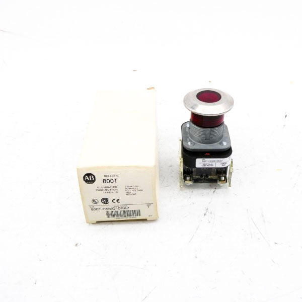 ALLEN BRADLEY 800T-FXMQ10RA7 SER. T 120VAC/DC (WH) NSMP