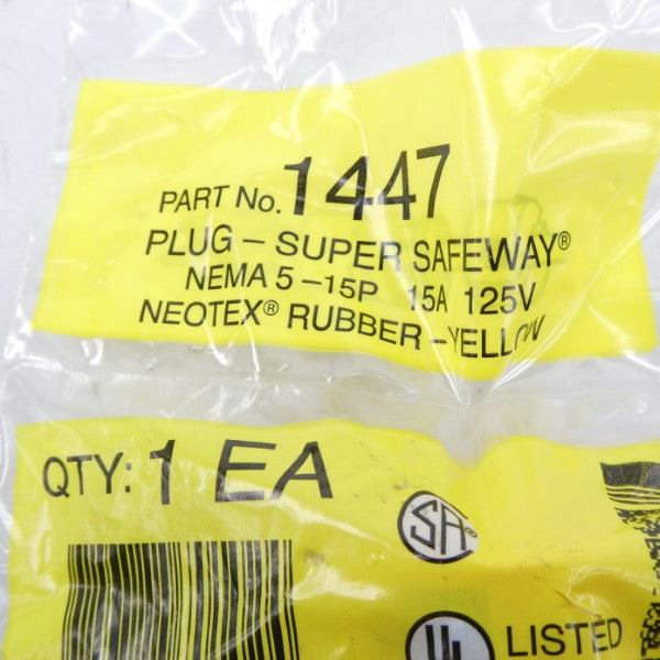 DANIEL WOODHEAD 1447 125V 15A 3/4" NSMP