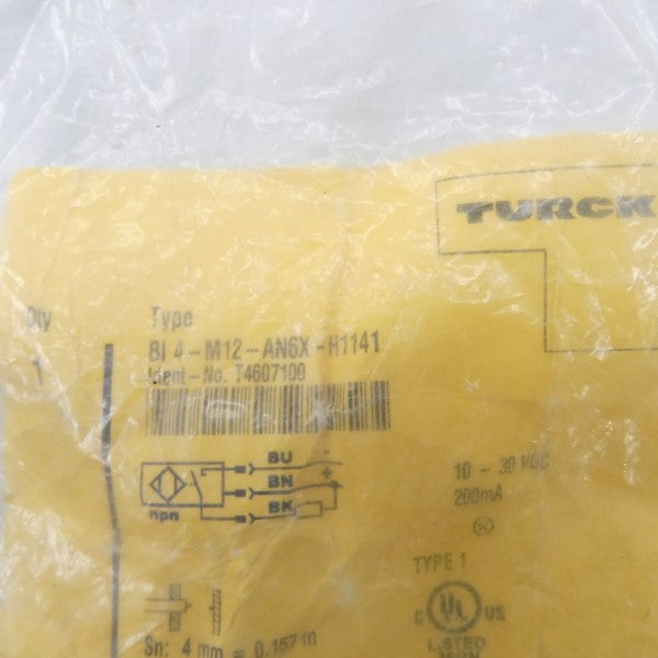 TURCK BI4-M12-AN6X-H1141 T4607100 10-30VDC NSMP