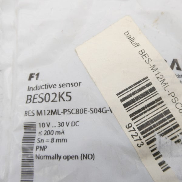 BALLUFF BESM12ML-PSC80E-S04G-W BES02K5 10-30VDC NSMP