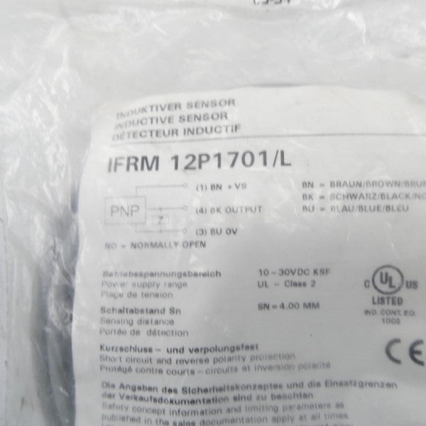 BAUMER IFRM12P1701/L 10-30VDC NSMP