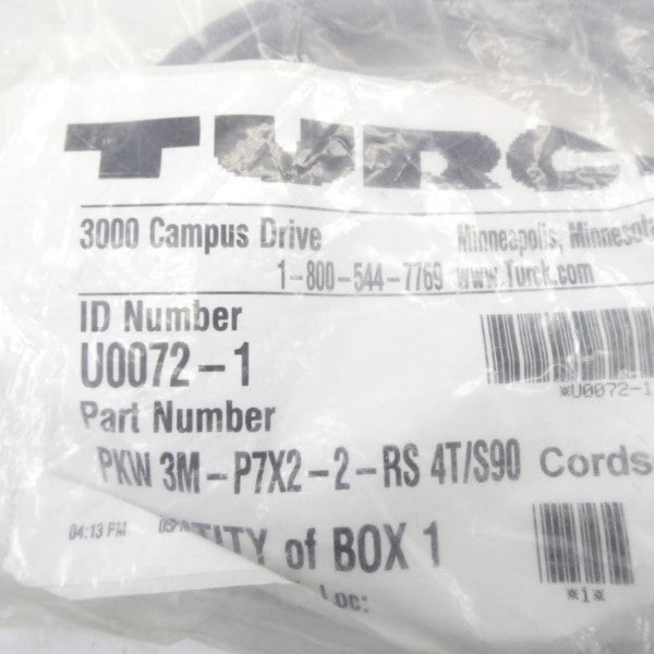 TURCK PKW3M-P7X2-2-RS4T/S90 U0072-1 NSMP