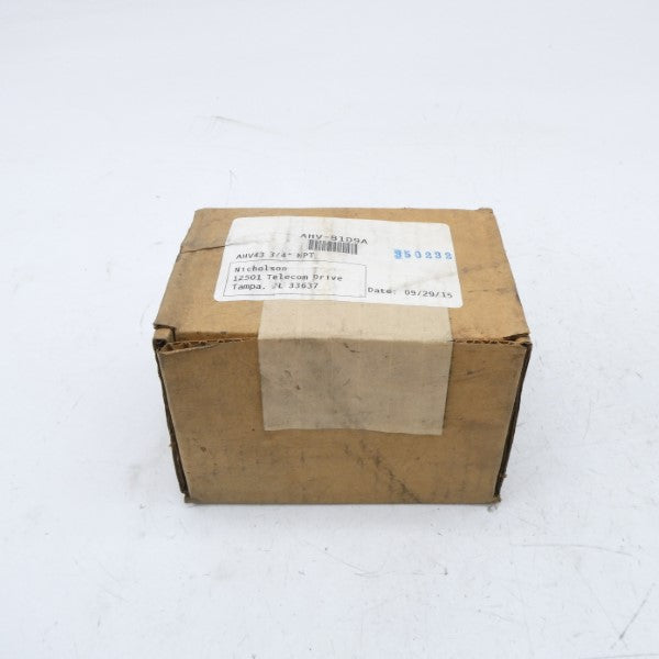 NICHOLSON AHV-B1D9A 3/4" NSFS