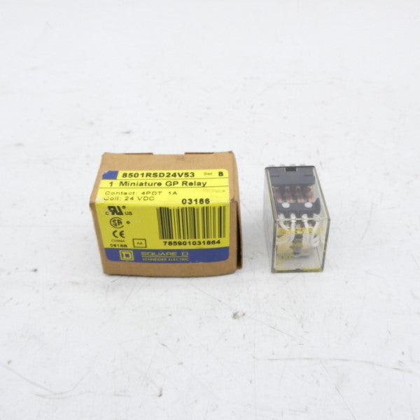 SQUARE D 8501RSD24V53 SER. B 24VDC NSMP