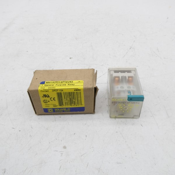 SQUARE D 8501KPD12P14V53 SER. E 24VDC NSMP