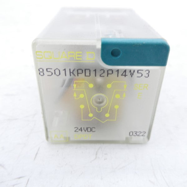 SQUARE D 8501KPD12P14V53 SER. E 24VDC NSMP