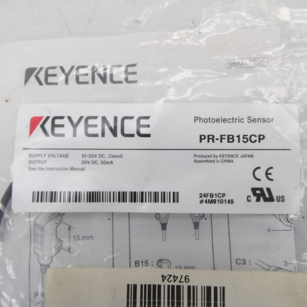 KEYENCE PR-FB15CP 10-30VDC NSMP