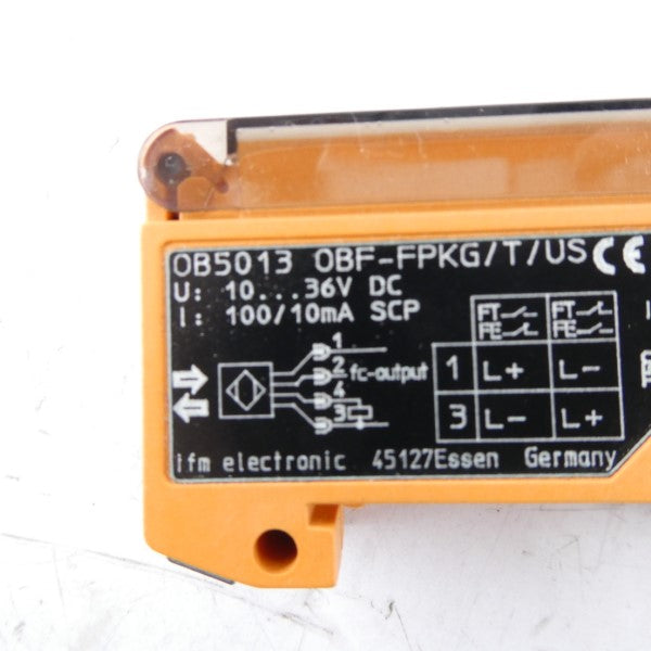 IFM EFECTOR OB5013 OBF-FPKG/T/US-100 10-36VDC NSMP