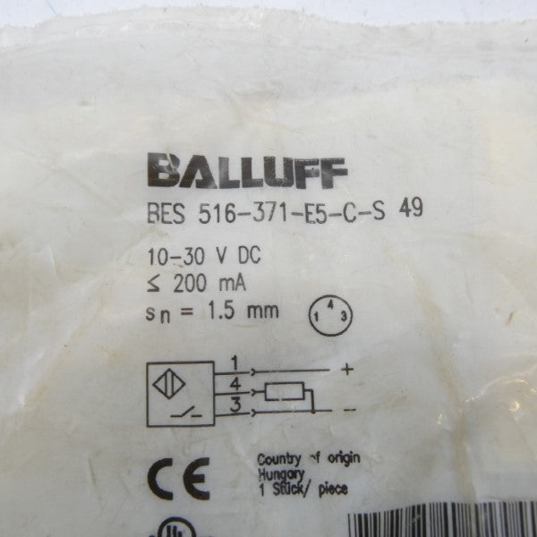 BALLUFF BES516-371-E5-C-S49 10-30VDC NSMP