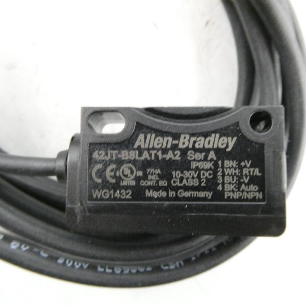 ALLEN BRADLEY 42JT-B8LAT1-A2 SER. A 10-30VDC (WH) NSMP