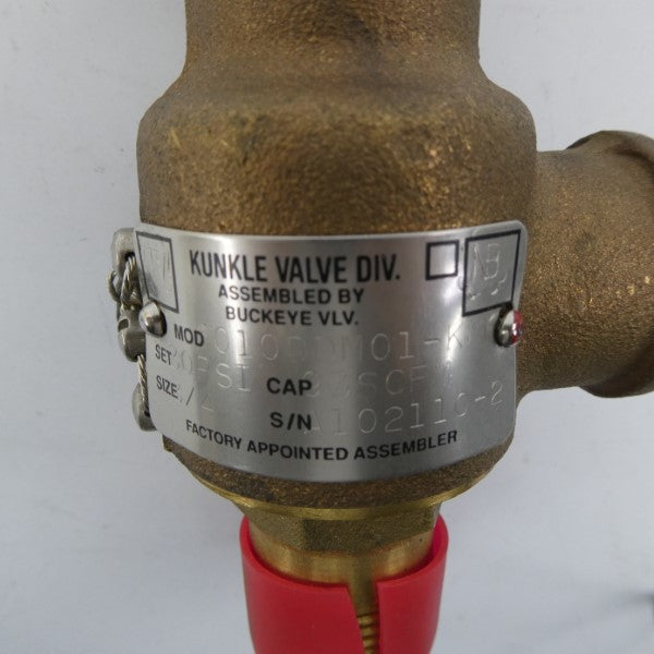 KUNKLE VALVE 6010DDM01-KM0030 30PSI 3/4" NSNP