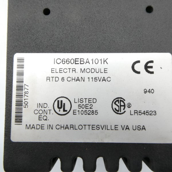FANUC IC660EBA101K 115VAC NSNP
