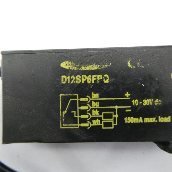 BANNER ENGINEERING D12SP6FPQ 10-30VDC UNMP