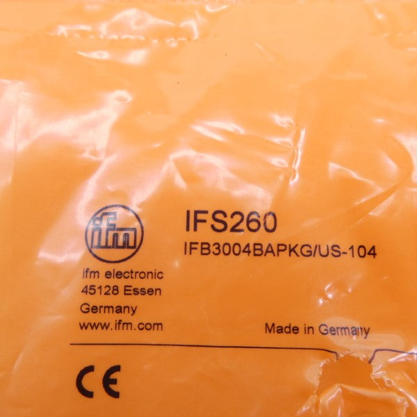 IFM EFECTOR IFS260 IFB3004BAPKG/US-104 10-30VDC NSMP