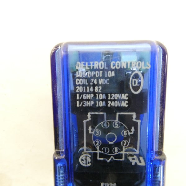 DELTROL CONTROLS 105DPDT10A 24VDC 10A NSNP