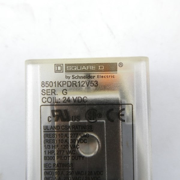 SQUARE D 8501KPDR12V53 SER. G 24VDC NSNP