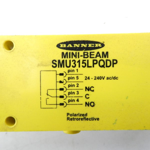 BANNER ENGINEERING SMU315LPQDP 24-240VAC/DC NSNP