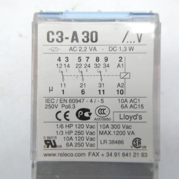 RELECO C3-A30/120V 120VAC 10A NSNP