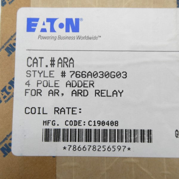 EATON ARA 766A030G03 NSFS