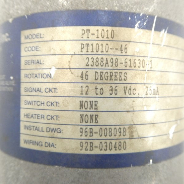 JORDAN CONTROLS PT-1010 12-36VDC UNMP