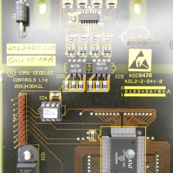 CEGELEC CONTROLS 20X3430A1L 20X3430-C10 NSNP