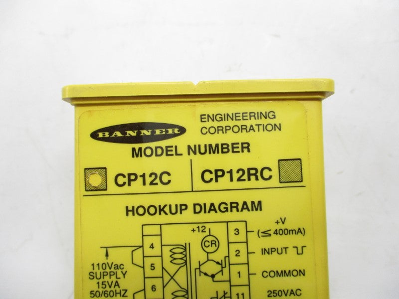 BANNER ENGINEERING CP12C 26420 110VAC NSMP