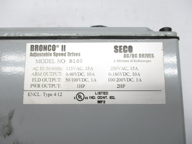 SECO B160 115VAC 15A NSNP