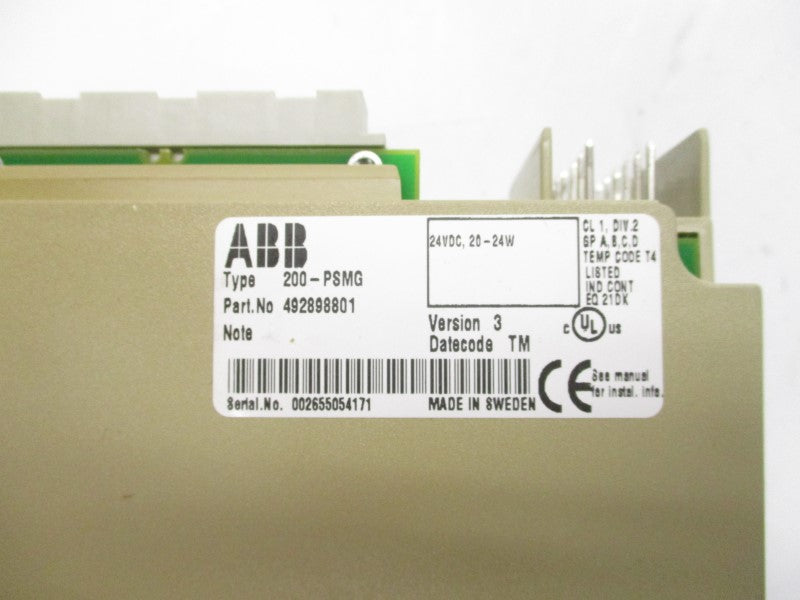ABB 492898801 200-PSMG 24VDC NSMP