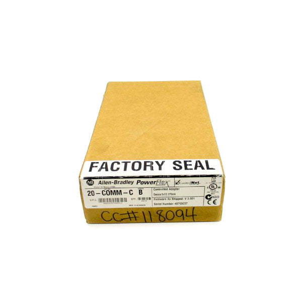 ALLEN BRADLEY 20-COMM-C SER. B F/W V3.001 5VDC NSFS