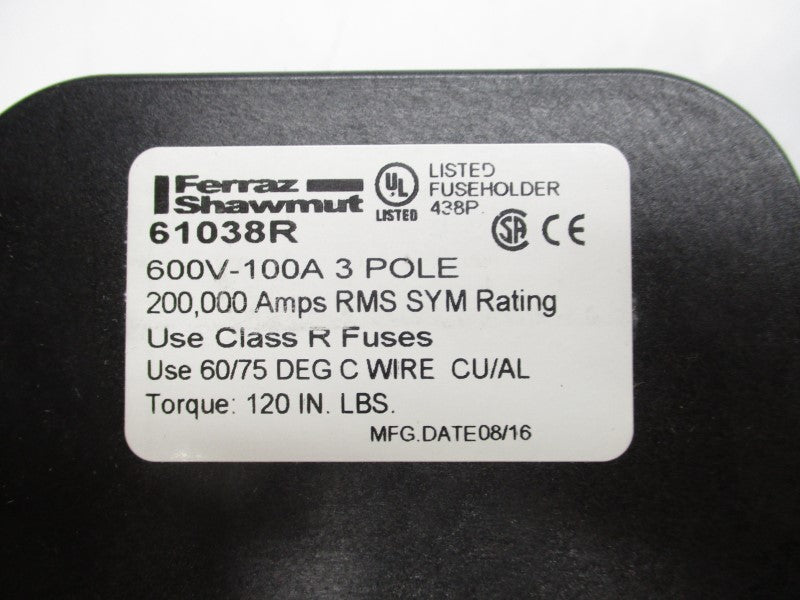 MERSEN 61038R 600V 100A NSMP