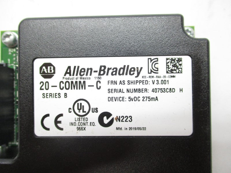 ALLEN BRADLEY 20-COMM-C SER. B F/W V3.001 5VDC NSMP