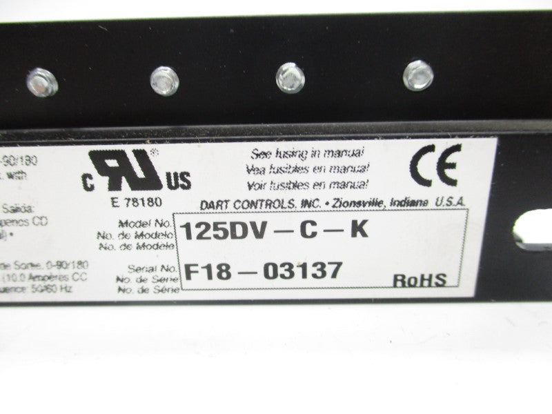 DART CONTROLS 125DV-C-K NSNP