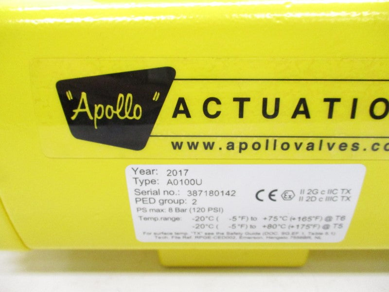 APOLLO AS0100N04ACA A1100U 120PSI NSMP