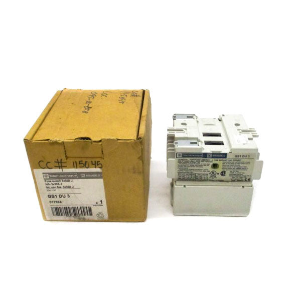 TELEMECANIQUE GS1DU3 600VAC 30A NSMP