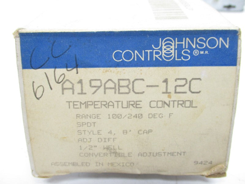JOHNSON CONTROLS A19ABC-12C 100/240'F NSMP