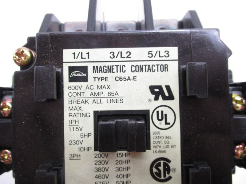 TOSHIBA C65A-E 100-110/115-120V 65A NSMP