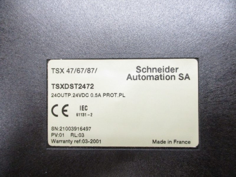 SCHNEIDER AUTOMATION TSXDST2472 24VDC 0.5A NSMP