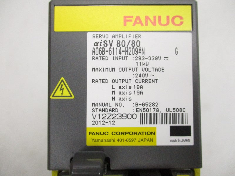 FANUC A06B-6114-H209#N 283-339V 19A NSMP