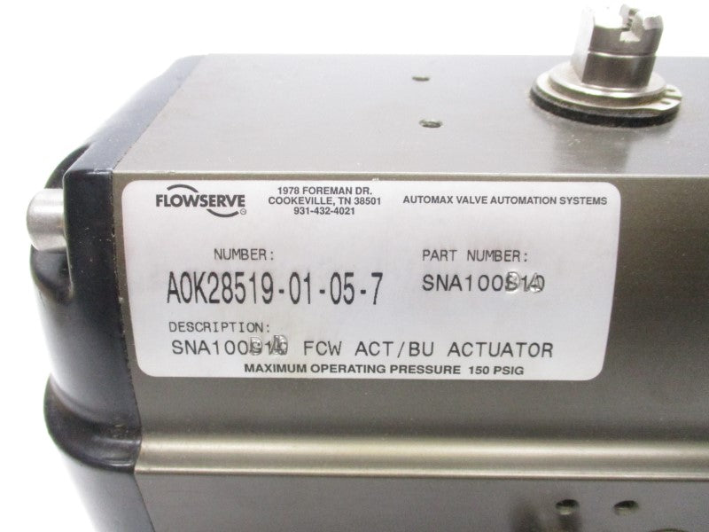 FLOWSERVE SNA100DA A0K28519-01-05-7 150PSI NSMP